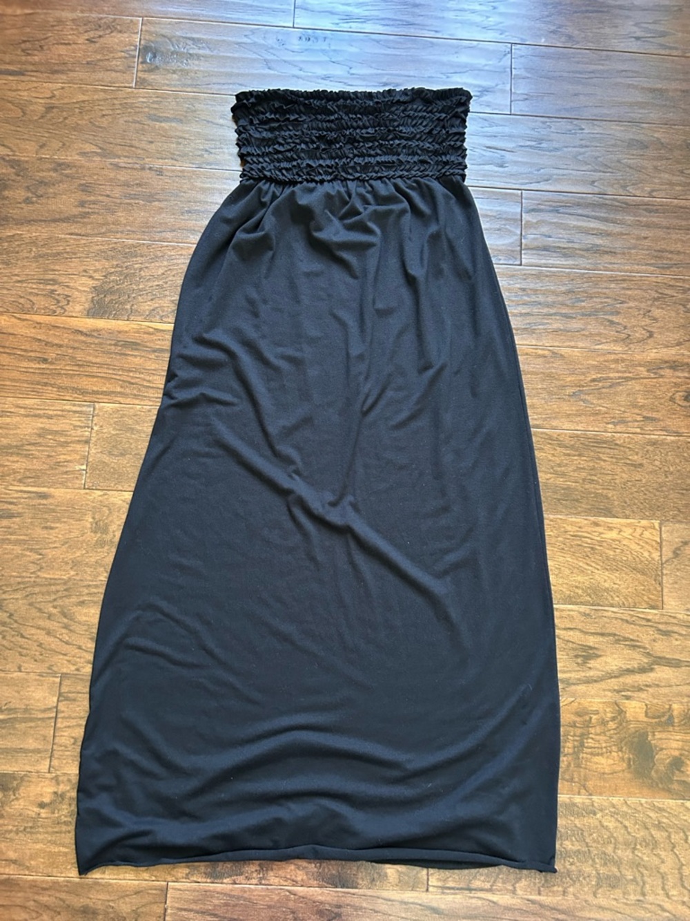 Xhilaration Sz L tube top tshirt maxi dress - Picture 4 of 7